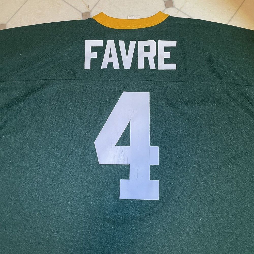 Vintage Green Bay Packers Football Jersey Brett Favre Mens Size XXL NFL 90s - Picture 9 of 12